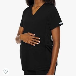 Med couture black maternity scrubs